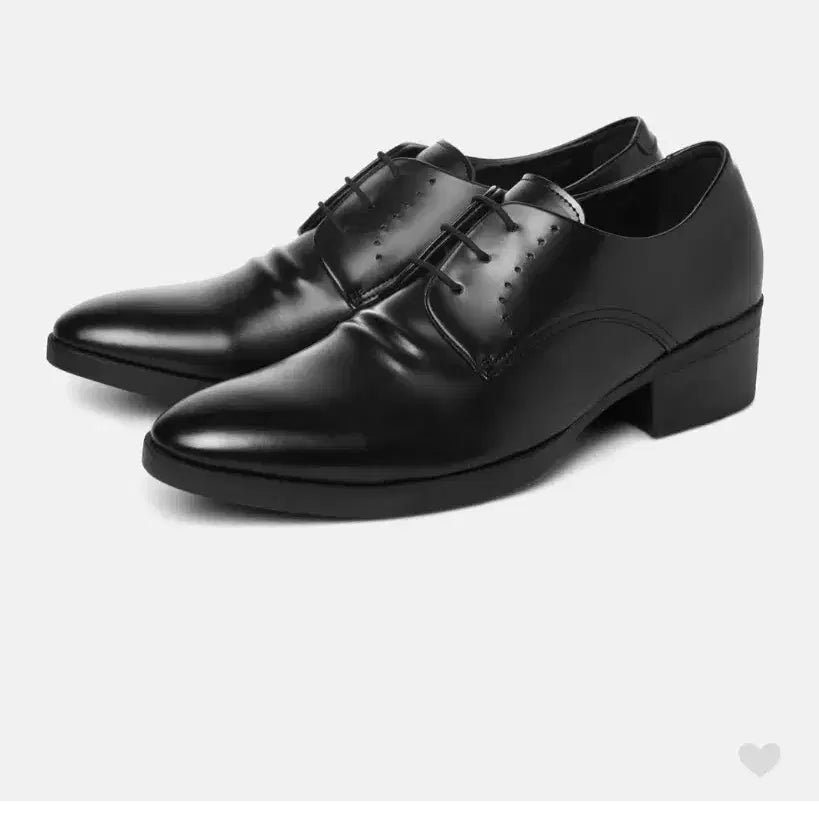 [BUNJANG] Crayons 7cm Plain Toe Derby Shoes / 클레용 7cm 키높이 플레인토 더비 구두 (CL0021)