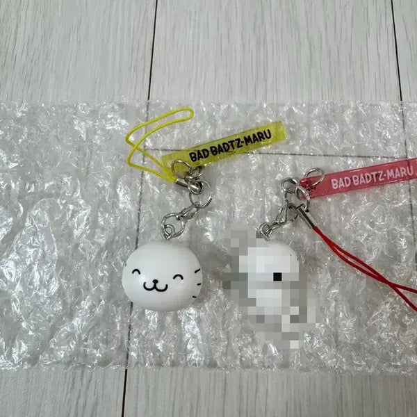 [BUNJANG] Bad Badtz-Maru Series Good Hanamarou Figure Keychain / 배드바츠마루시리즈 굿하나마루 피규어키링