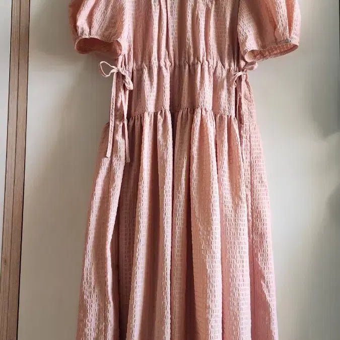 [BUNJANG] Seersucker Long Dress / 시어서커 롱 원피스