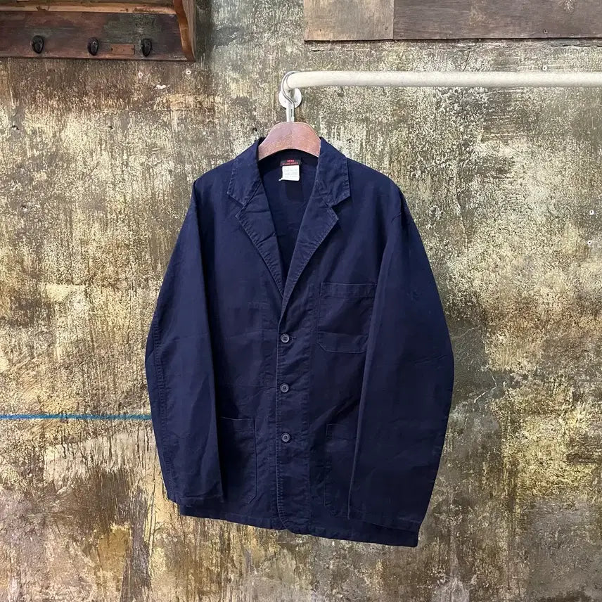 [BUNJANG] Vetra French Linen Work Jacket Navy Size 40 / 베트라 vetra 프렌치 린넨 워크 자켓 일본 유럽 빈티지