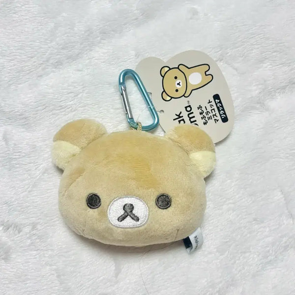[BUNJANG] Rilakkuma Face Mirror Keychain / 리락쿠마 얼굴 인형 키링 거울