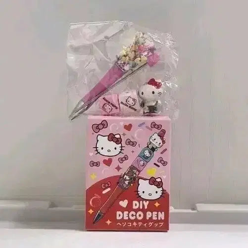 [BUNJANG] New Hello Kitty DIY Deco Pen & Deco Set / 선착 특가 신상 헬로키티 DIY 데코 펜꾸 볼꾸 세트