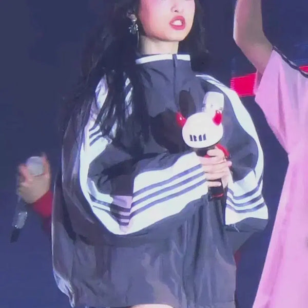 [BUNJANG] Adidas Adiletten 3 Track Top Full Zip Black Windbreaker / 베몬 아현 태연 착용 아디다스 아딜레늄3 트렉탑 집업 블랙 바람막이