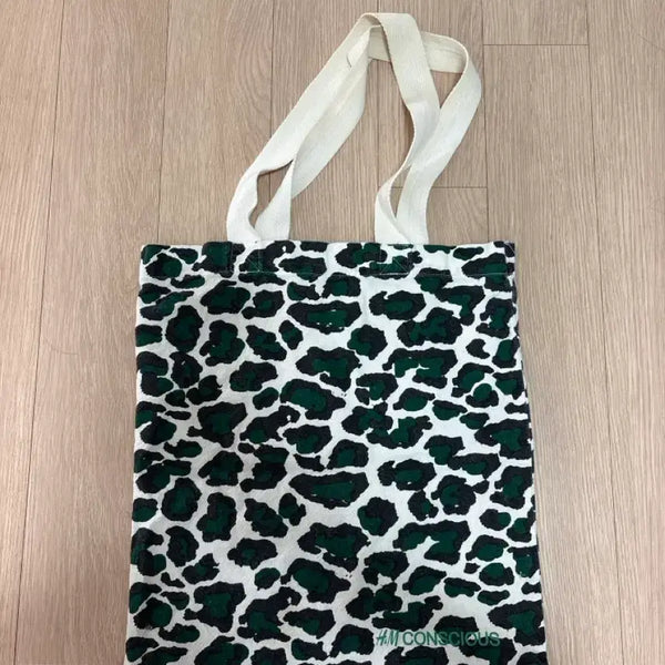 [BUNJANG] H&M Leopard Print Eco Bag / H&M 에코백