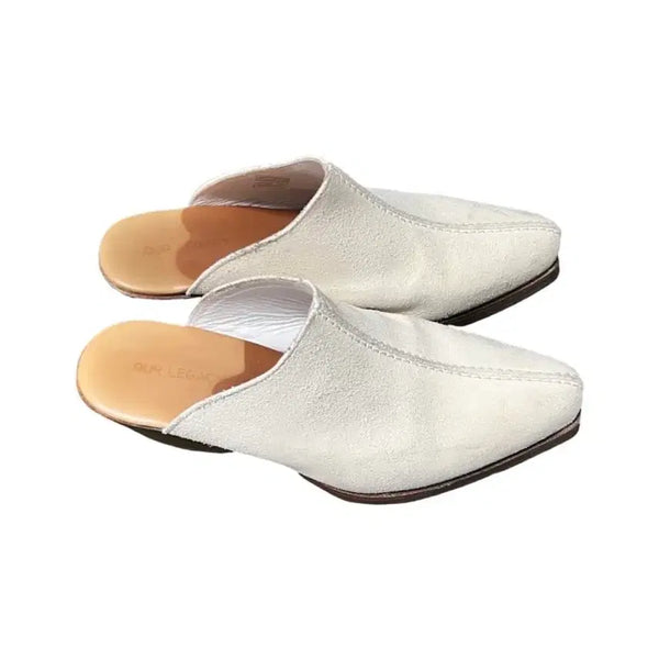 [BUNJANG] OUR LEGACY Mule Slip On White Suede / OURLEGACY MUlE SLIP ON WHITE SUEDE 아워레가시