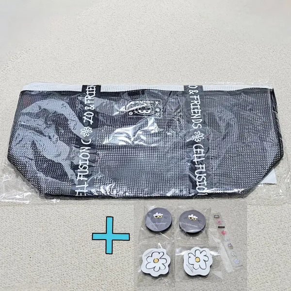 [BUNJANG] Joann Friends Beach Bag + Joann Friends Puff Set / [미개봉] 조앤프렌즈 비치백 + 조앤프렌즈 퍼프 4p
