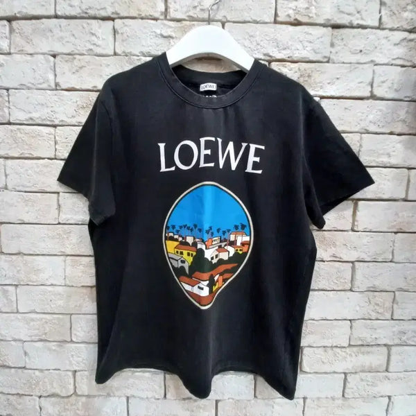 [BUNJANG] Loewe Printed Short Sleeve T-Shirt Black / 로에베 반팔 티셔츠 프린팅 블랙