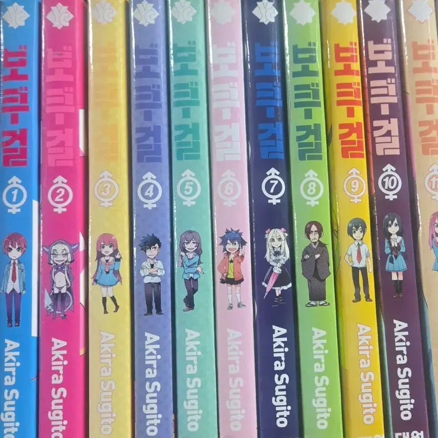 [BUNJANG] Bokugirl Complete Series Volumes 1-11 First Edition / 소장용.절판도서.올초판)보쿠걸1-11완 무료배송