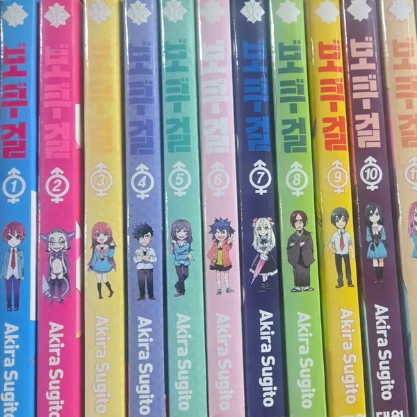 [BUNJANG] Bokugirl Complete Series Volumes 1-11 First Edition / 소장용.절판도서.올초판)보쿠걸1-11완 무료배송