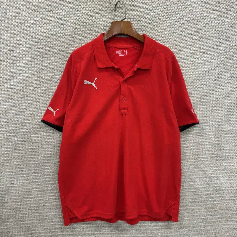 [BUNJANG] Puma Short Sleeve Polo Shirt XL / 푸마 반팔카라티 XL D05719
