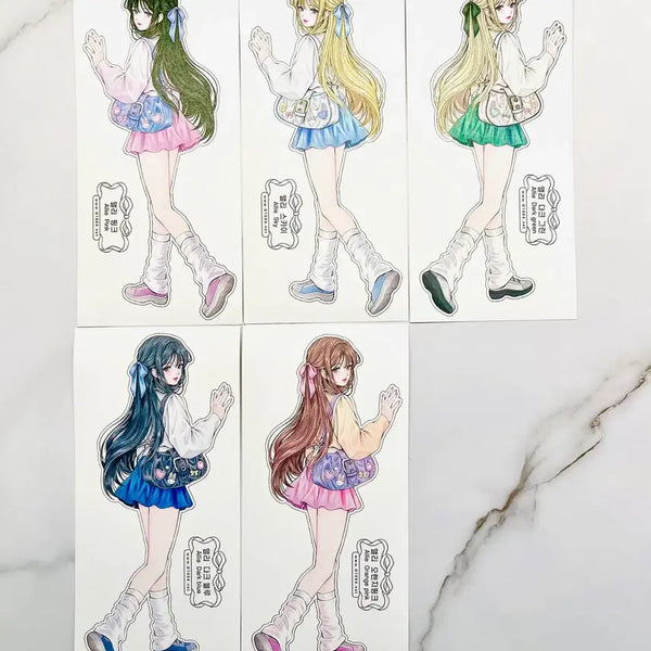[BUNJANG] Ocheon'sa June New Arrival Ellie Set (10 Stickers) / 품절 구매불가 [인스] 오천사 6월 신상 엘리 2종 세트