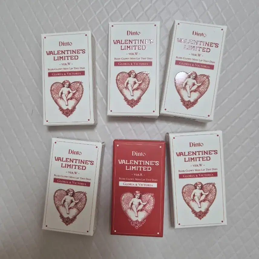 [BUNJANG] Dinto Valentine's Limited Blur Glossy Mini Lip Tint Duo / 딘토 발렌타인스 리미티드 블러 글로시 미니 립 틴트 듀오