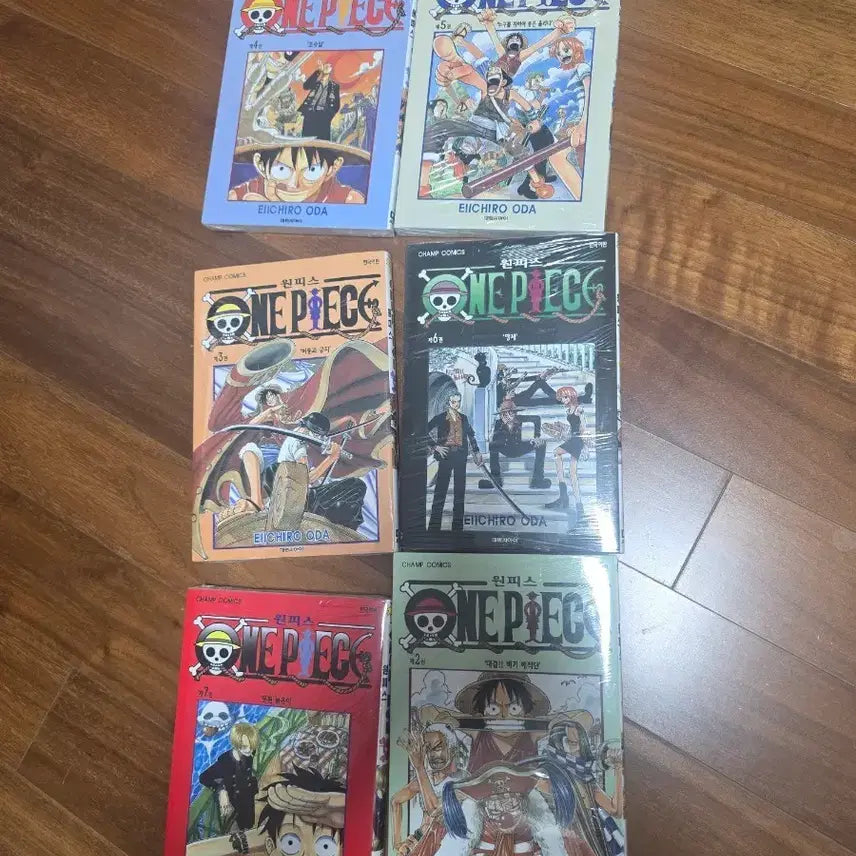 [BUNJANG] One Piece Manga Set Volume 1-6 / 원피스 만화책 세트