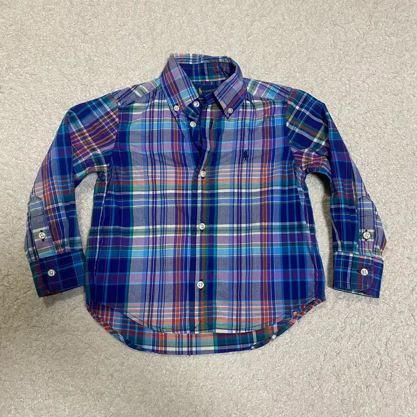 [BUNJANG] Polo Ralph Lauren Kids Check Shirt 2T / 폴로 랄프로렌 유아 키즈 아동 체크 남방 셔츠 2t
