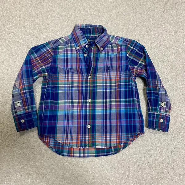 [BUNJANG] Polo Ralph Lauren Kids Check Shirt 2T / 폴로 랄프로렌 유아 키즈 아동 체크 남방 셔츠 2t