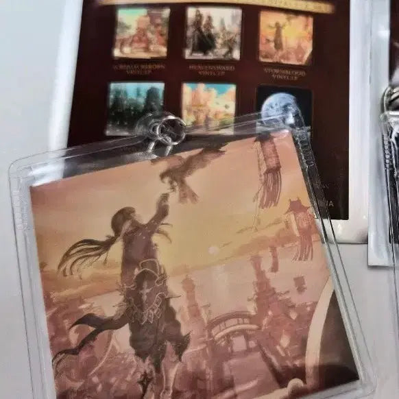 [BUNJANG] Final Fantasy XIV Music Collection Vinyl LP Keychain Yuugiri Merchandise / 파이널 판타지 14 뮤직 컬렉션 바이닐LP 키링 홍련 유우기리 굿즈