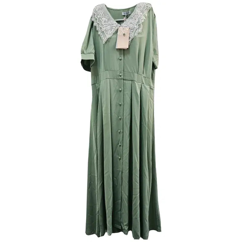 [BUNJANG] HOTPING KOREA Long Dress Light Green Polyester Size 77 / HOTPING KOREA 롱 원피스 여 77 J5333