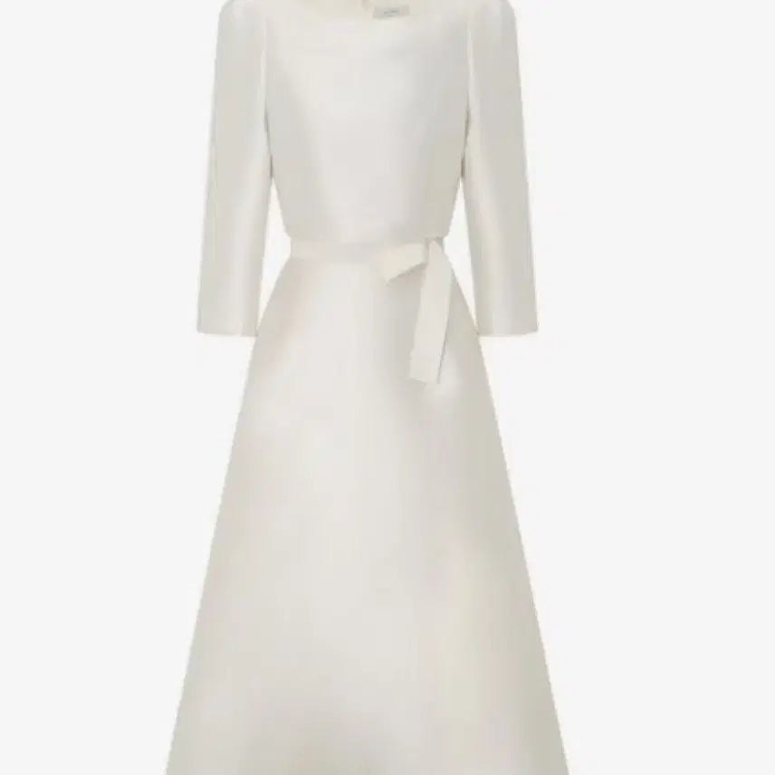 [BUNJANG] JJ JIGOTT Satin A-Line Dress / 피로연 결혼식 2부 돌잔치 원피스 드레스(JJ지고트) 55사이즈