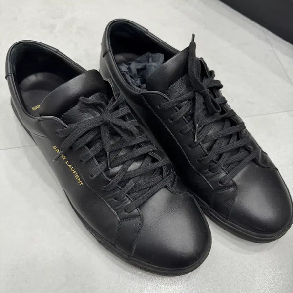[BUNJANG] Saint Laurent Men's Black Sneakers / 생로랑 남자 블랙 스니커즈 275