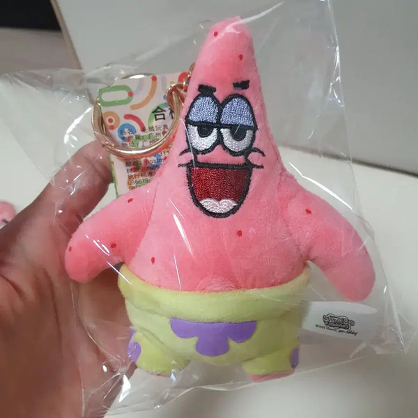 [BUNJANG] SpongeBob Patrick Star Doll Keychain Set / 스폰지밥 뚱이 인형 키링