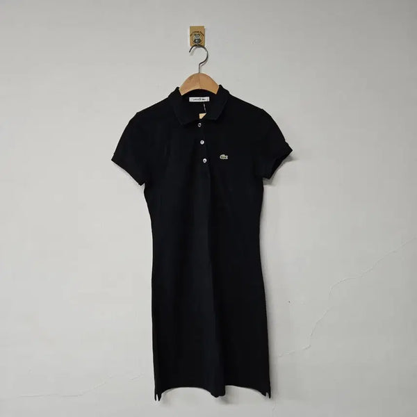 [BUNJANG] Lacoste Women's Navy Collar Dress / [36] 라코스테 여성 카라 원피스 네이비