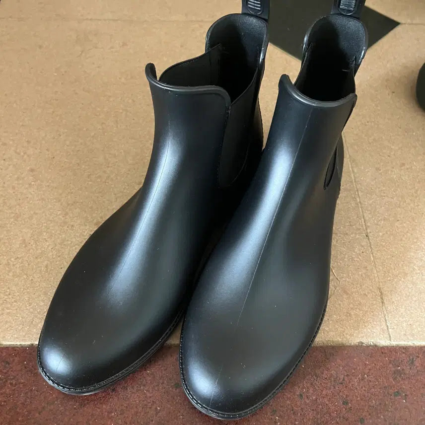 [BUNJANG] Women's Chelsea Boots Black Summer Rain / 장화 부츠 첼시 검정 블랙 여름 비 우기