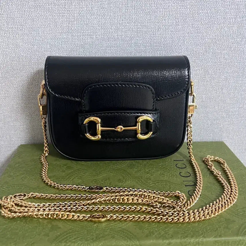 [BUNJANG] Gucci Horsebit 1955 Mini Bag Black / 구찌 홀스빗1955 미니 블랙