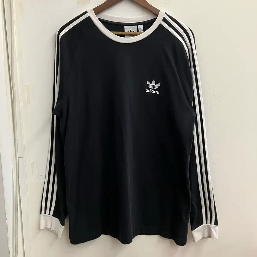 [BUNJANG] Adidas Ringer Three-Stripes Long Sleeve / N72 아디다스 링거 삼선 롱슬리브