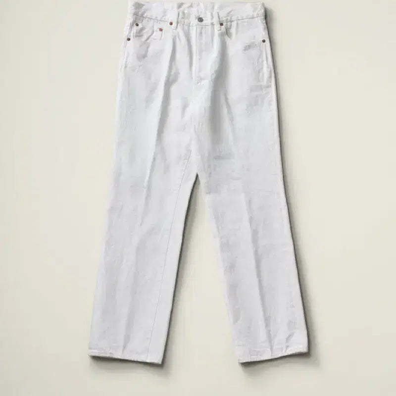 [BUNJANG] Kaptain Sunshine 26ss Skate Shoe Cut Denim Jeans / [극미/32] 26ss 캡틴선샤인 스케이트슈컷 데님 화이트