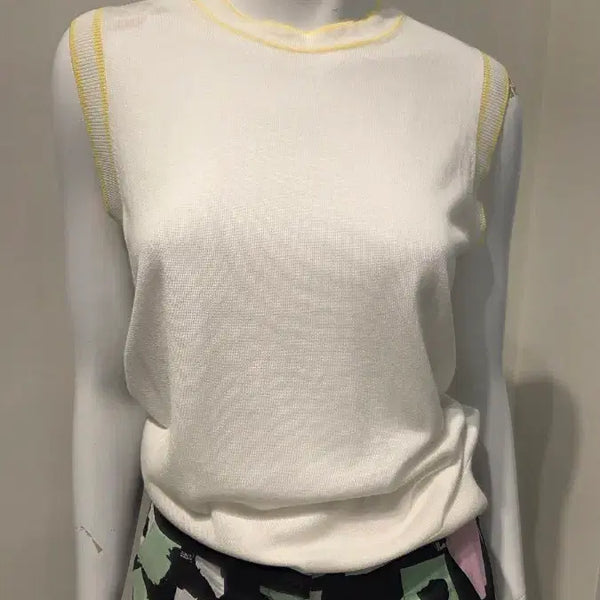 [BUNJANG] Yellow Point Knit Ensemble Cardigan Set / 옐로우 포인트 니트 앙상블 가디건 세트 새상품 급처 사이즈 55~66