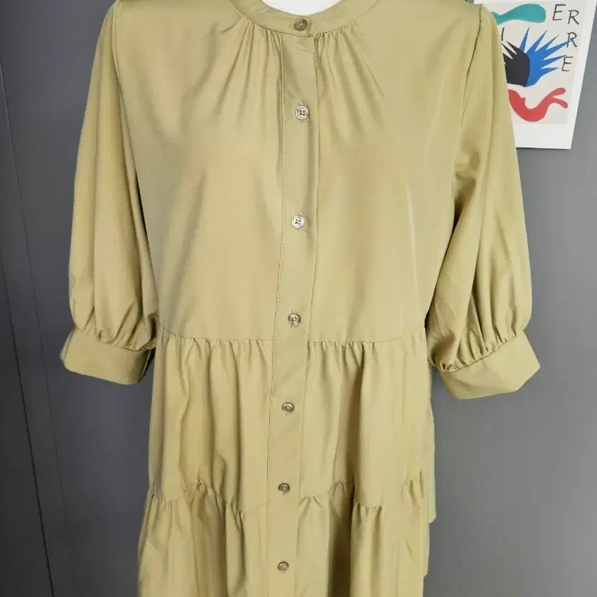 [BUNJANG] Vintage Mustard Blouse / 빈티지 머스타드 블라우스