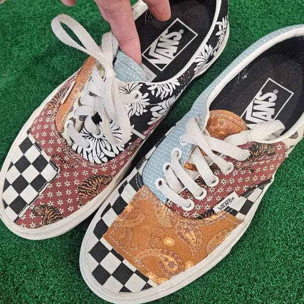 [BUNJANG] Vans Authentic Patchwork Sneakers US 6.5 / 반스 어센틱 패치워크 스니커즈 245mm