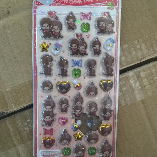 [BUNJANG] Monchhichi Uru Churu Pop Seal (New) / (새상품) 몬치치 우루츄루 팝씰