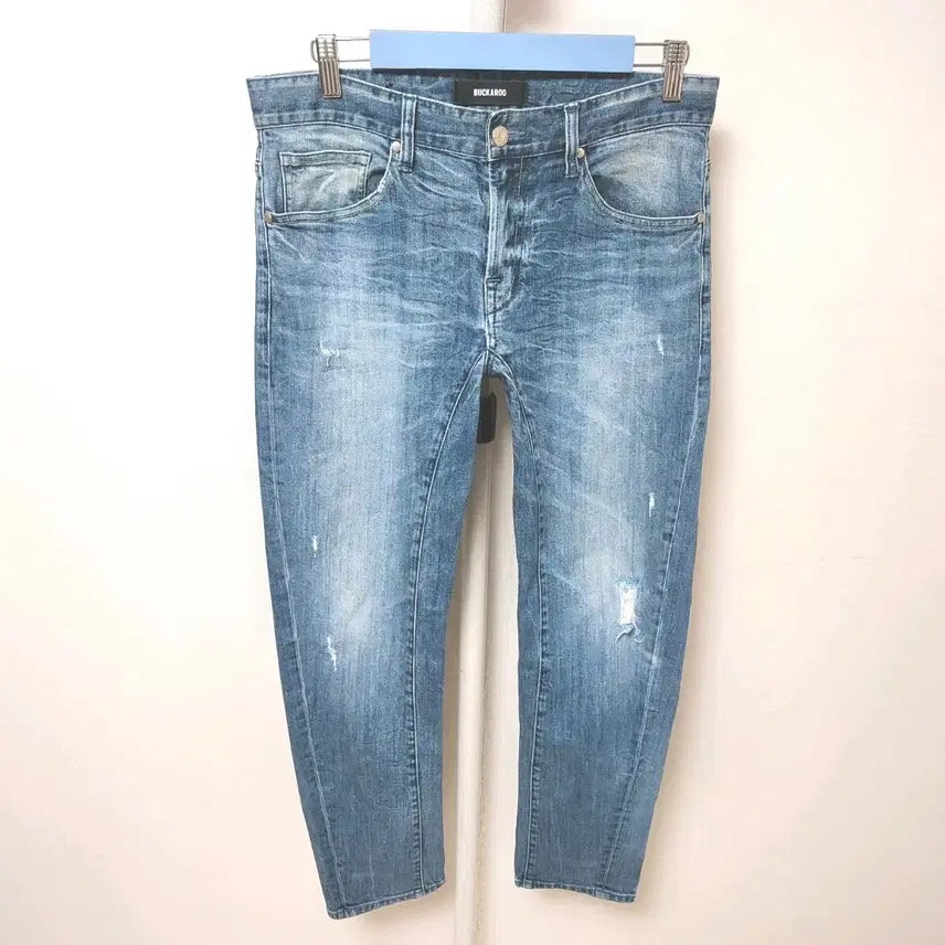 [BUNJANG] Buckaroo Men's Distressed Stretch Jeans / [32] 버커루 남성 찢청 스판 청바지 데님 팬츠