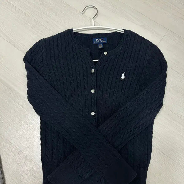 [BUNJANG] Polo Ralph Lauren Girls Cardigan Navy Size 8 / 폴로랄프로렌 걸즈 가디건 44-55