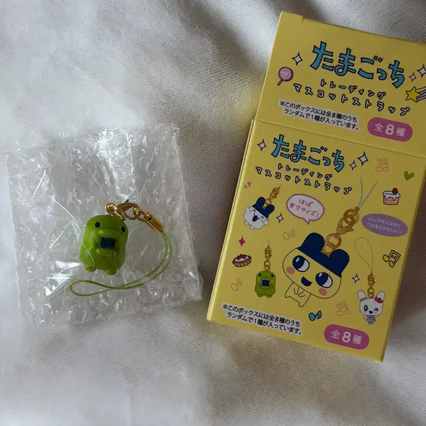 [BUNJANG] Tamagotchi Trading Mascot Strap Keychain Kuchipatchi / 다마고치 트레이딩 마스코트 스트랩 키링 구치파치