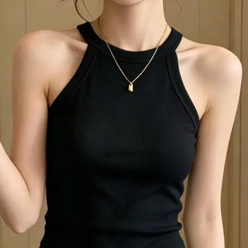 [BUNJANG] Halterneck/Sleeveless/Mock Neck Top Set / [3세트구매시배송비무료]연영과입시복 홀터넥/반목민소매/반목반탈티