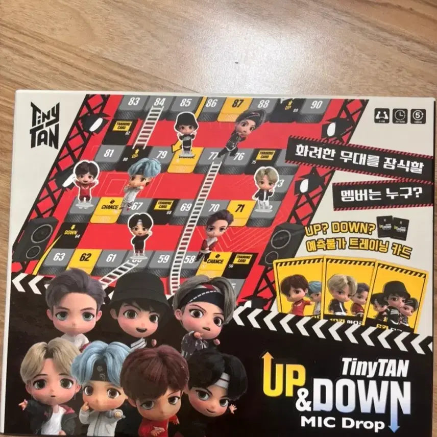 [BUNJANG] BTS TinyTAN UP&DOWN MIC Drop Board Game / 방탄 보드게임 UP&DOWN MIC Drop