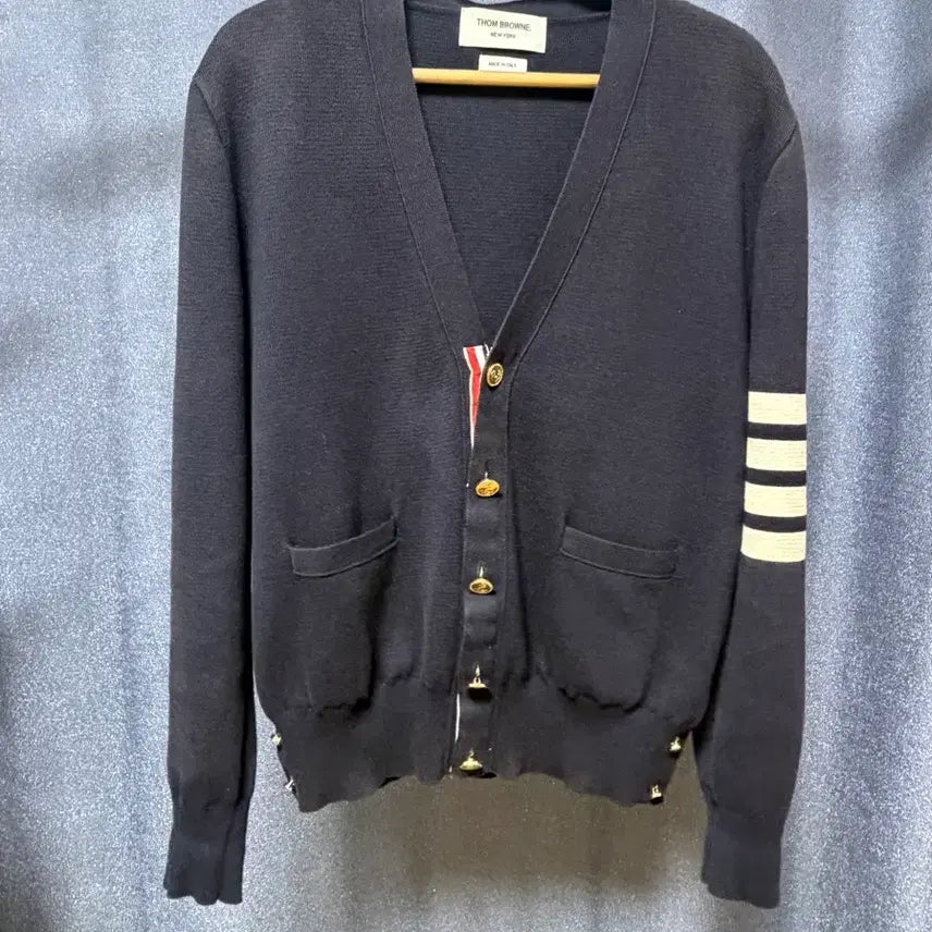[BUNJANG] Thom Browne Milano Stitch Cardigan Navy Size 0 / [백화점판](0 size) 톰브라운 밀라노스티치 가디건 네이비