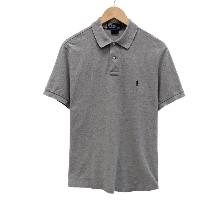 [BUNJANG] Polo Ralph Lauren Pique Short Sleeve T-Shirt Grey / 폴로 피케 반팔 그레이