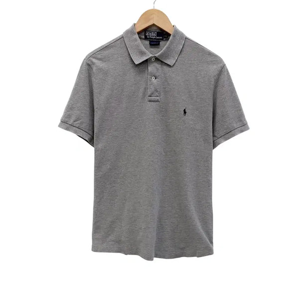 [BUNJANG] Polo Ralph Lauren Pique Short Sleeve T-Shirt Grey / 폴로 피케 반팔 그레이