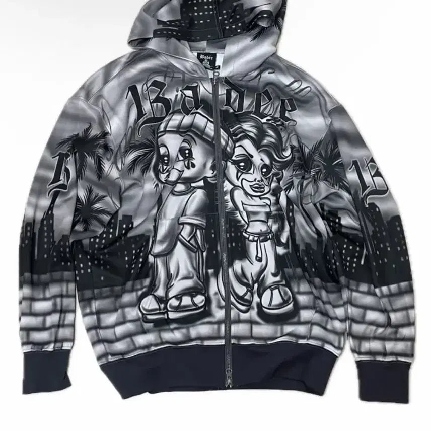 [BUNJANG] BADY Hooded Zip-Up S / 배디 후드집업 S