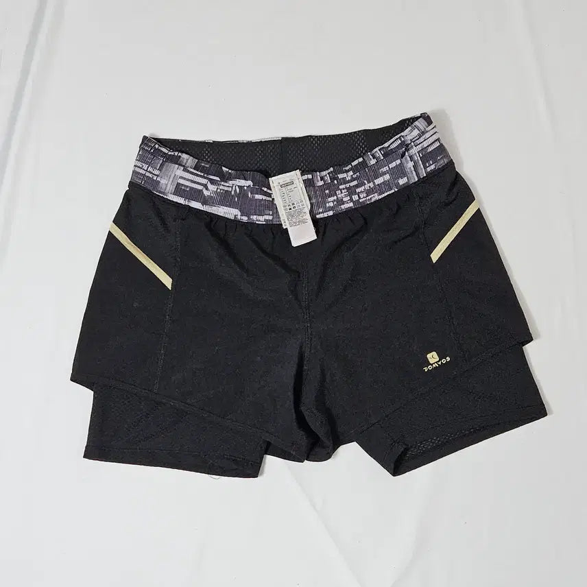 [BUNJANG] Decathlon 2-in-1 Running Shorts Size S / 데카트론 투인원 러닝 쇼츠 숏팬츠 반바지 기능성 하프 S 44 여성