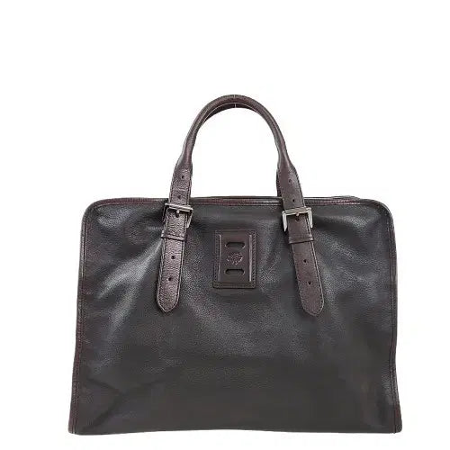 [BUNJANG] Mulberry Unisex Leather Duffle Bag / 정품 멀버리 남녀공용 가죽 더플백
