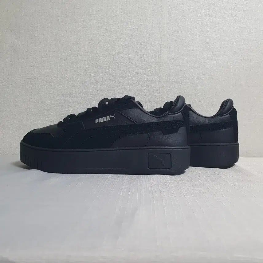 [BUNJANG] Puma Carina Street SD Sneakers - Black (240mm) / 푸마 카리나 스트리트 SD 스니커즈 블랙 240mm
