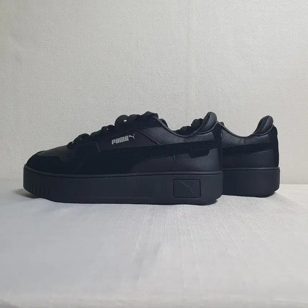 [BUNJANG] Puma Carina Street SD Sneakers - Black (240mm) / 푸마 카리나 스트리트 SD 스니커즈 블랙 240mm