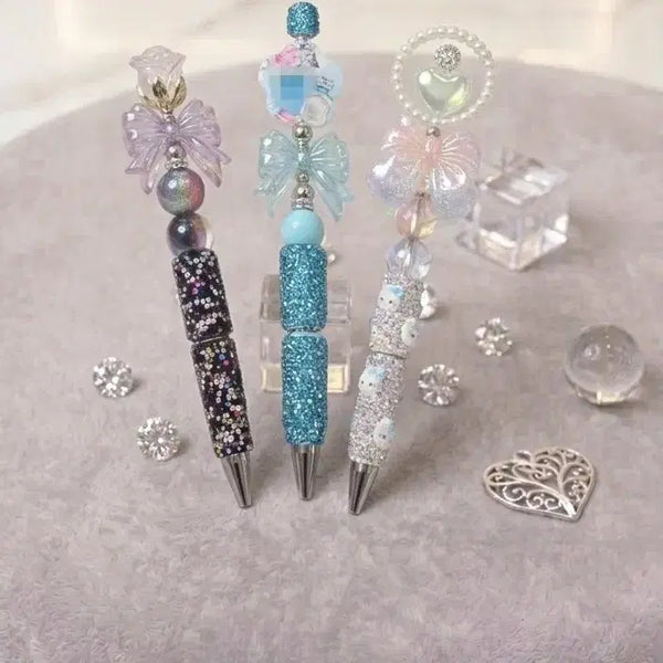 [BUNJANG] Handmade Bead Decorated Ballpoint Pen / 비즈볼꾸볼펜(할인가)