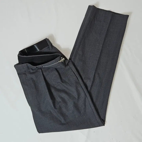 [BUNJANG] JILLSTUART Italy Side Zip Belted Slacks Pants - Size 30 / 질스튜어트 이태리 사이드지퍼 벨티드 슬랙스 팬츠 바지 정장 수트 30