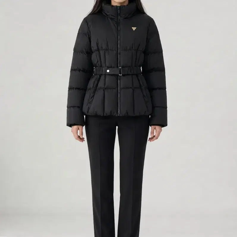 [BUNJANG] Guess 2023 SS Hot Melt Down Padding Jacket Black M / guess 게스/2023ss/핫멜트 다운 패딩 블랙/M/앨리스/1619