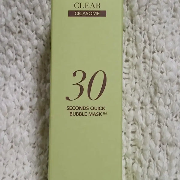 [BUNJANG] Menokin Clear Cicasome 30-Second Quick Bubble Mask / 메노킨 클리어 시카솜 30초 퀵 버블 마스크